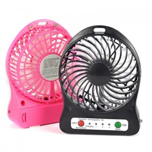 Mini Ventilador Usb Recarregável 3 Velocidade