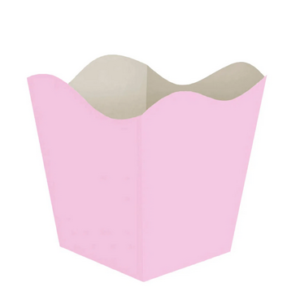Cachepot Pequeno Rosa Bebê - 10 Unidades